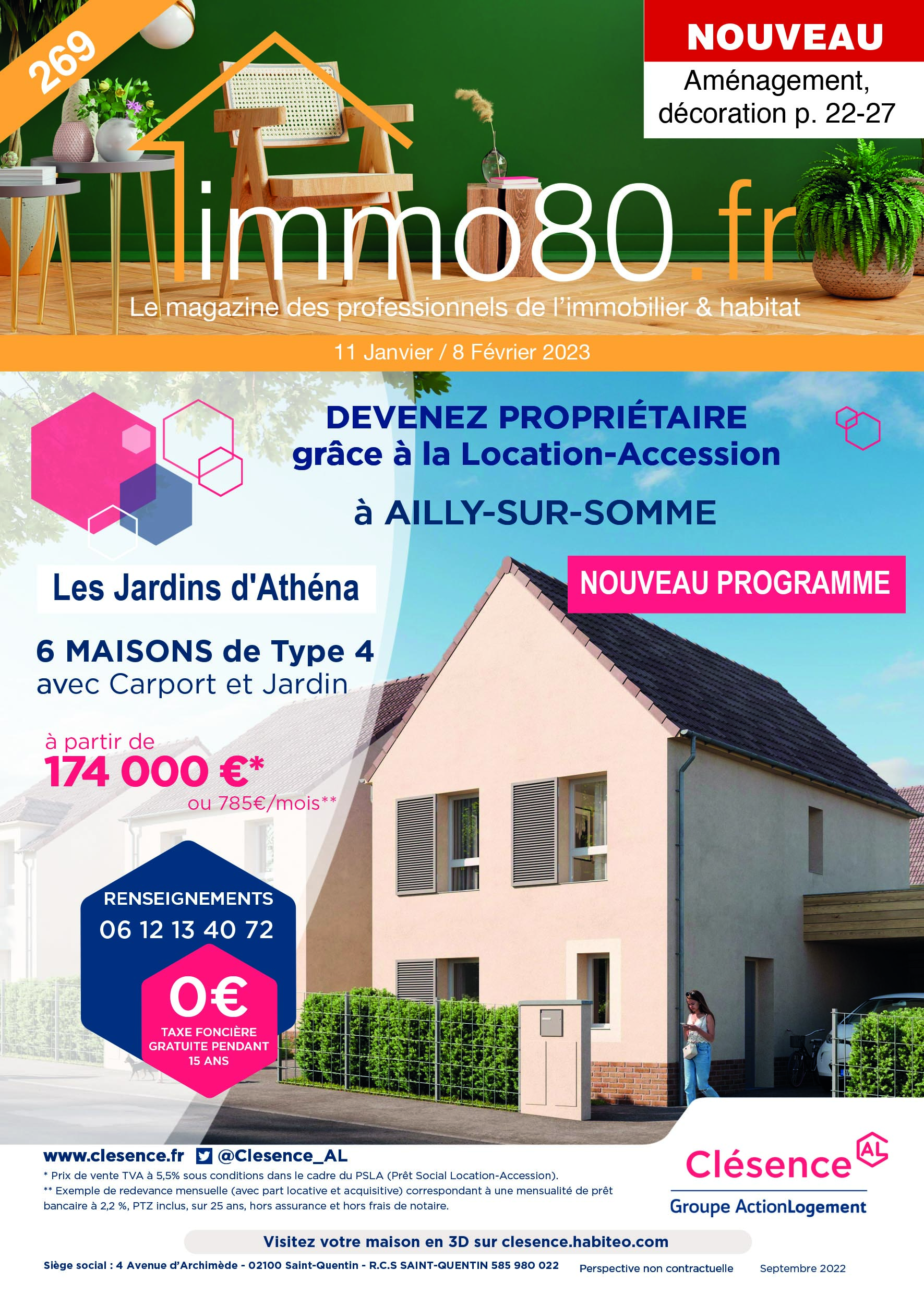 Immo80 – L'immobilier à Amiens et dans la Somme- Magazine : Magazine 269