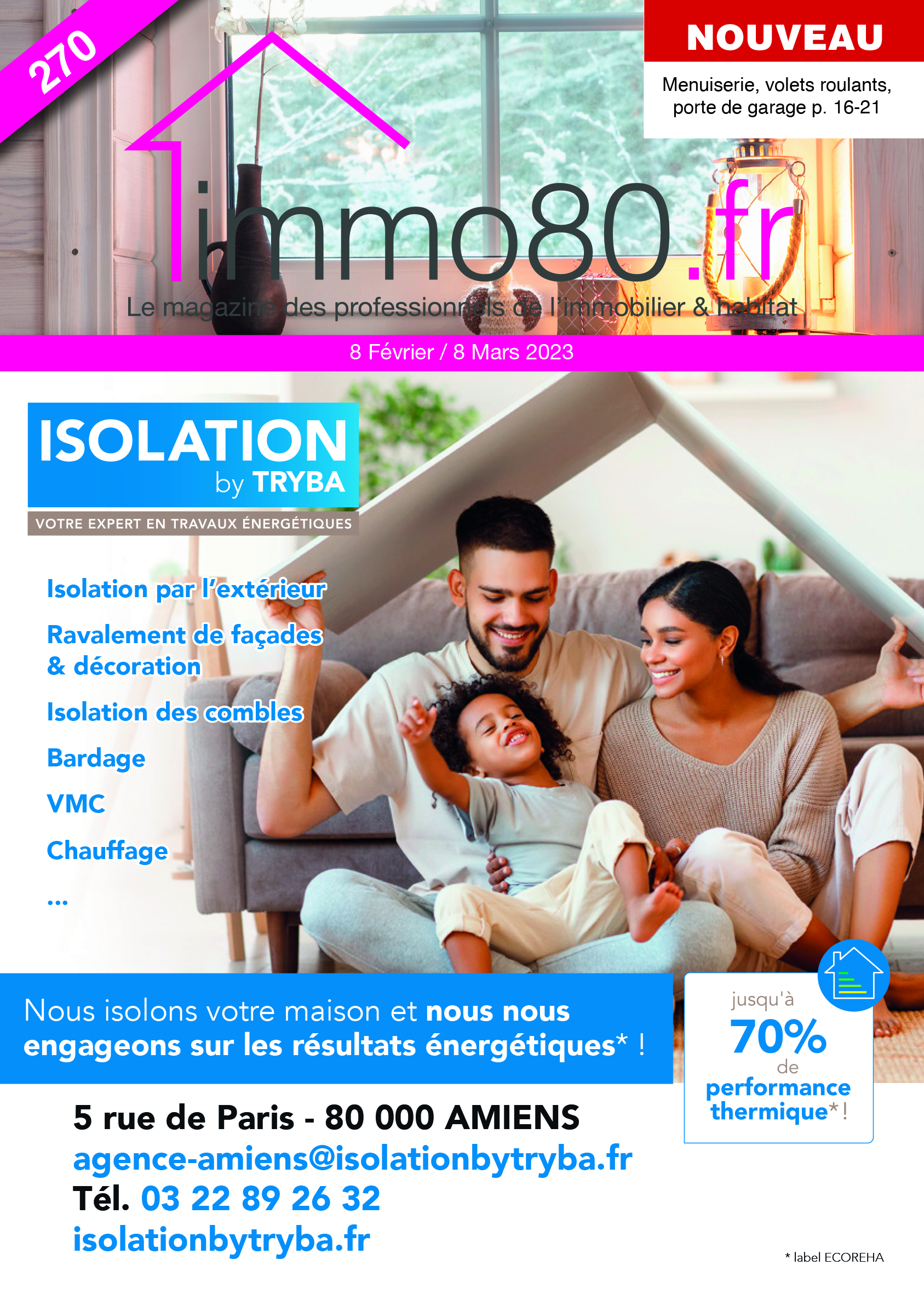 Immo80 – L'immobilier à Amiens et dans la Somme- Magazine : Magazine 270