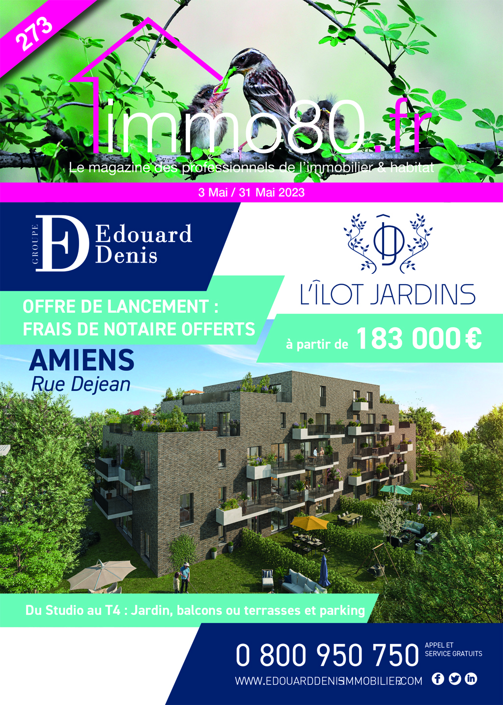 Immo80 – L'immobilier à Amiens et dans la Somme- Magazine : Magazine 273