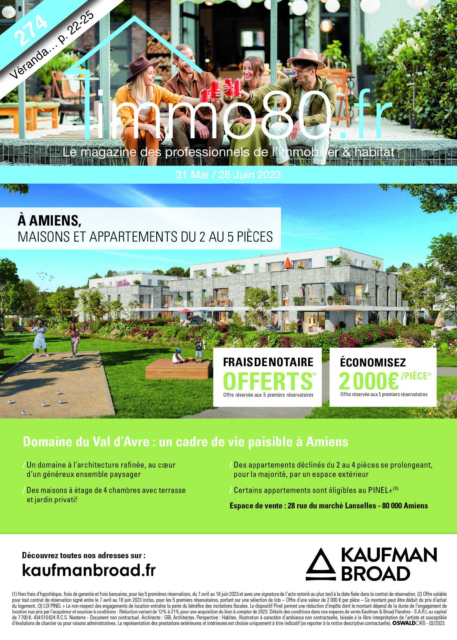 Immo80 – L'immobilier à Amiens et dans la Somme- Magazine : Magazine 274