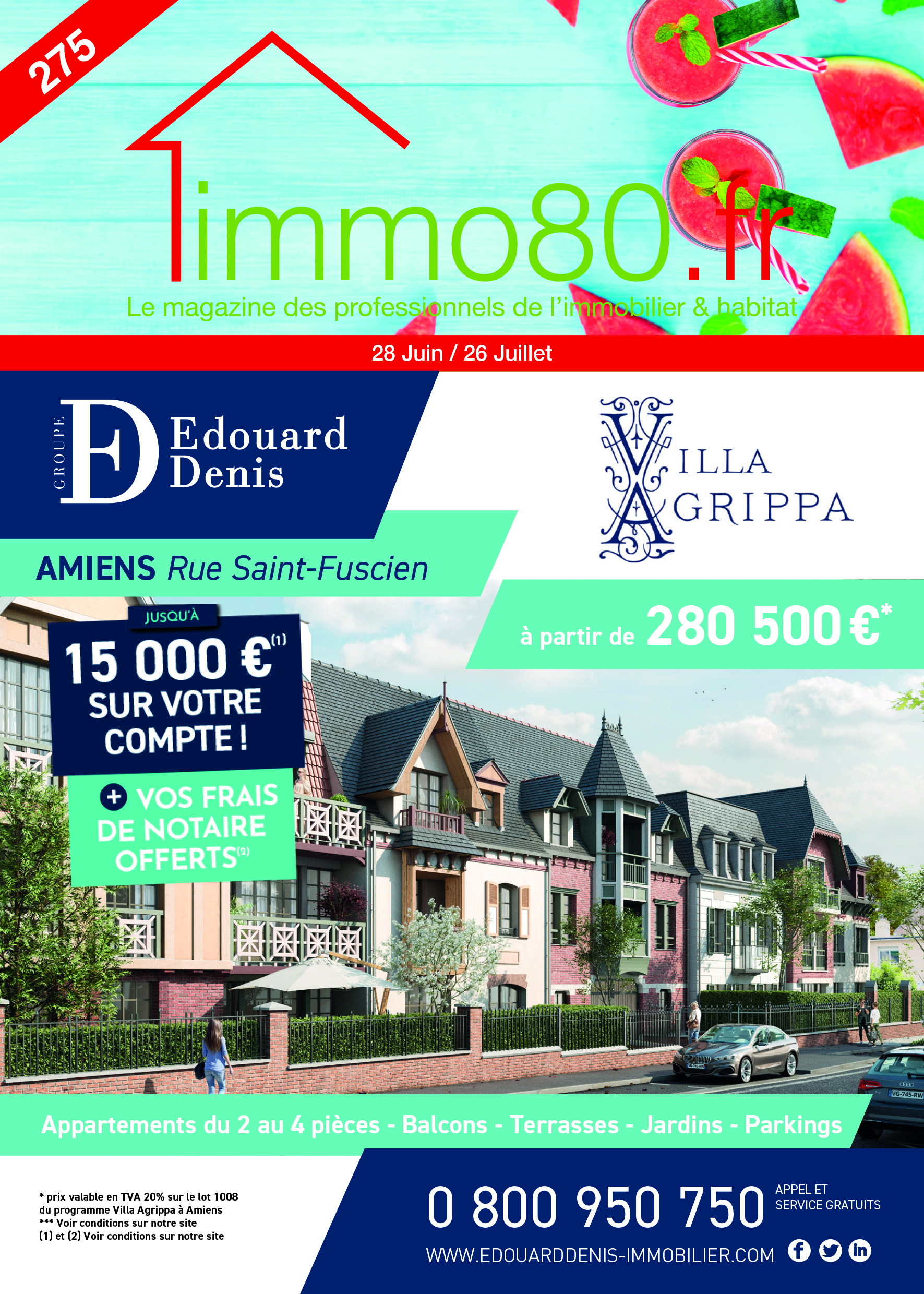 Immo80 – L'immobilier à Amiens et dans la Somme- Magazine : Magazine 275