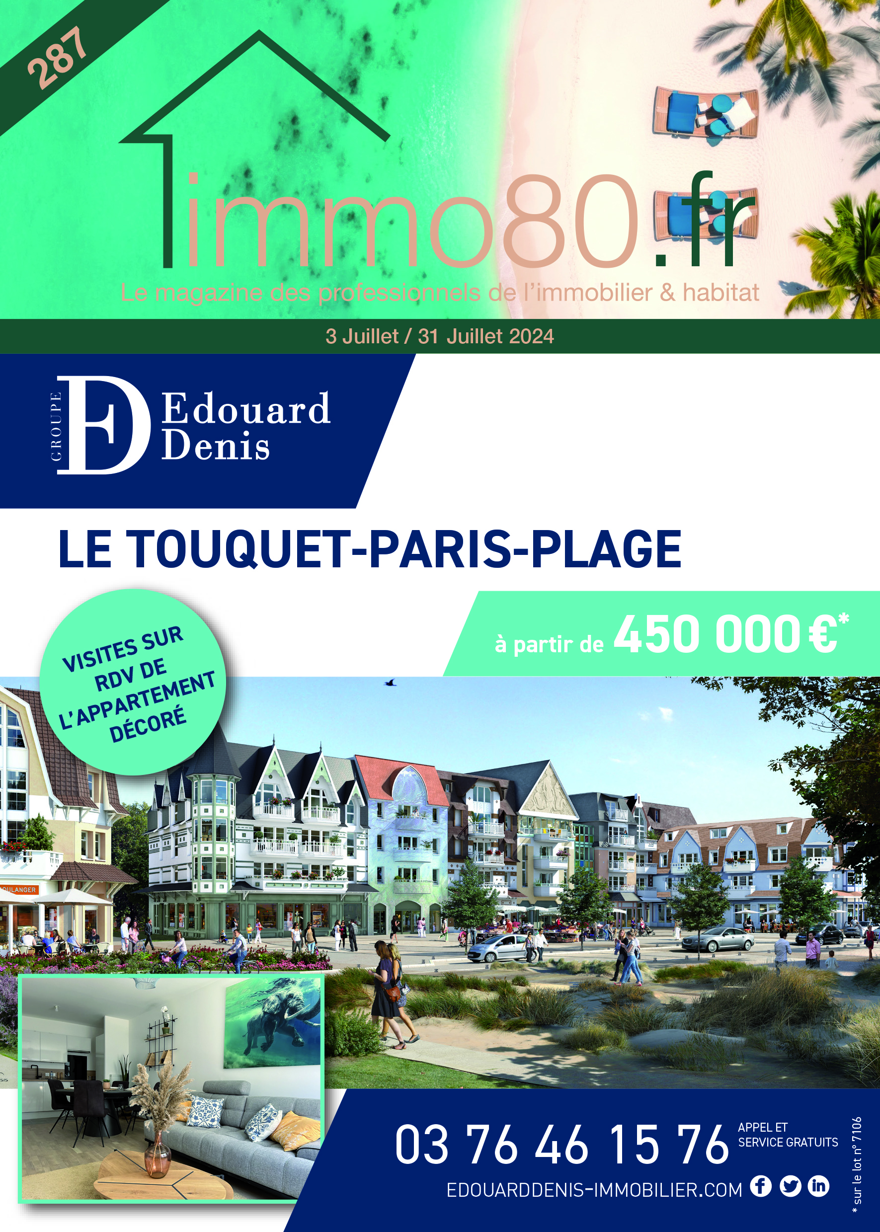 Immo80 – L'immobilier à Amiens et dans la Somme- Magazine : Magazine 287