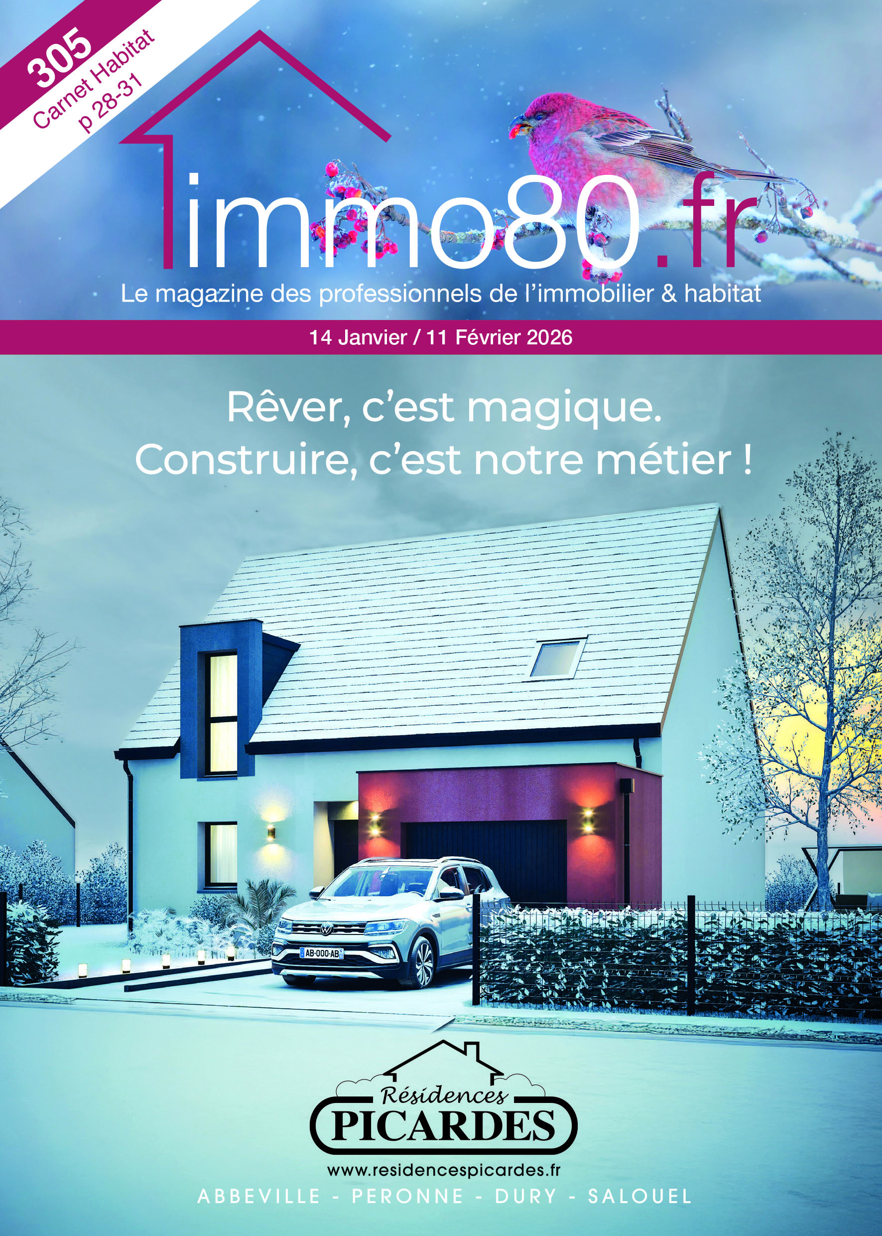 Immo80 – L'immobilier à Amiens et dans la Somme- Magazine : Magazine 305