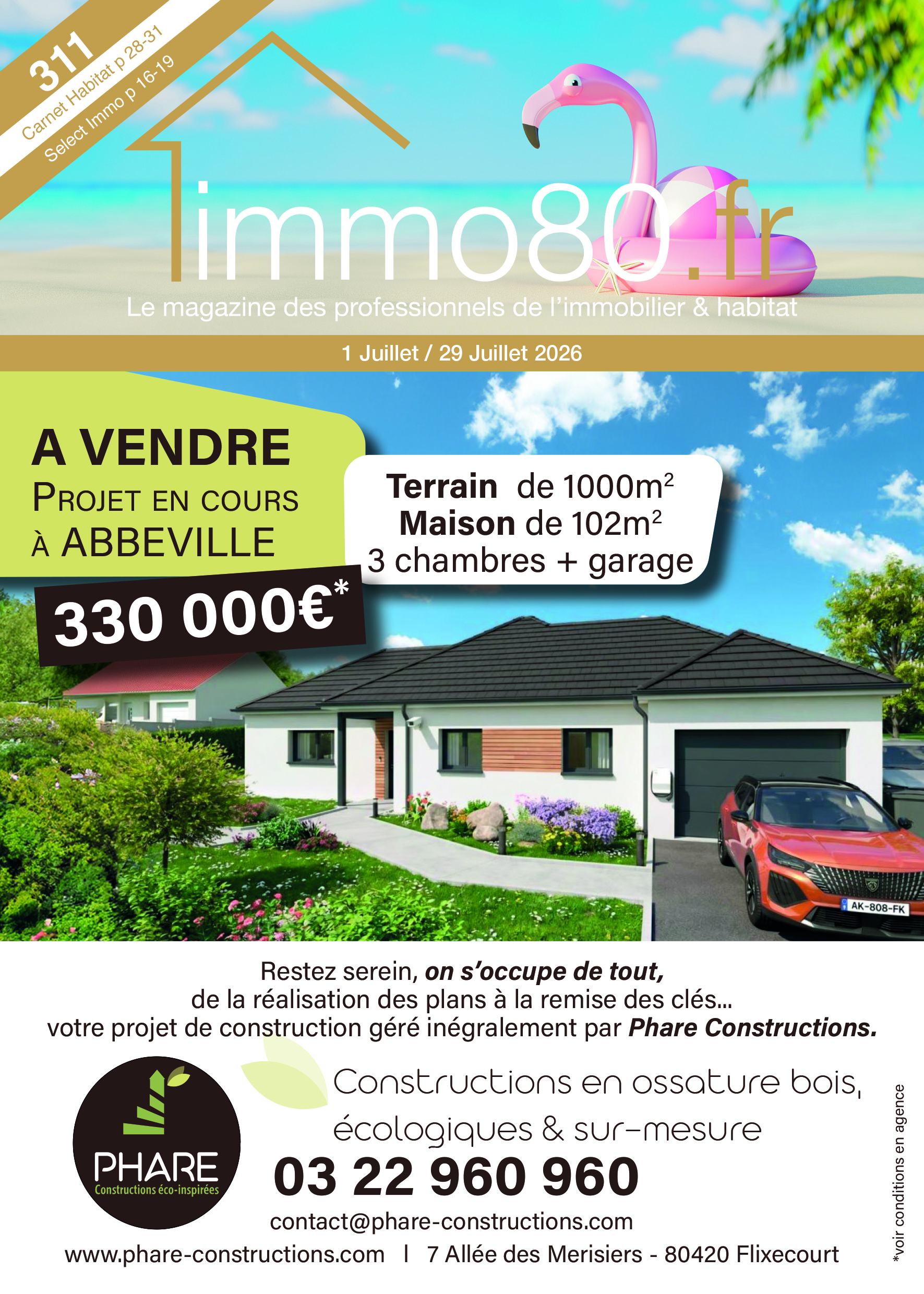 Immo80 – L'immobilier à Amiens et dans la Somme- Magazine : Magazine 311