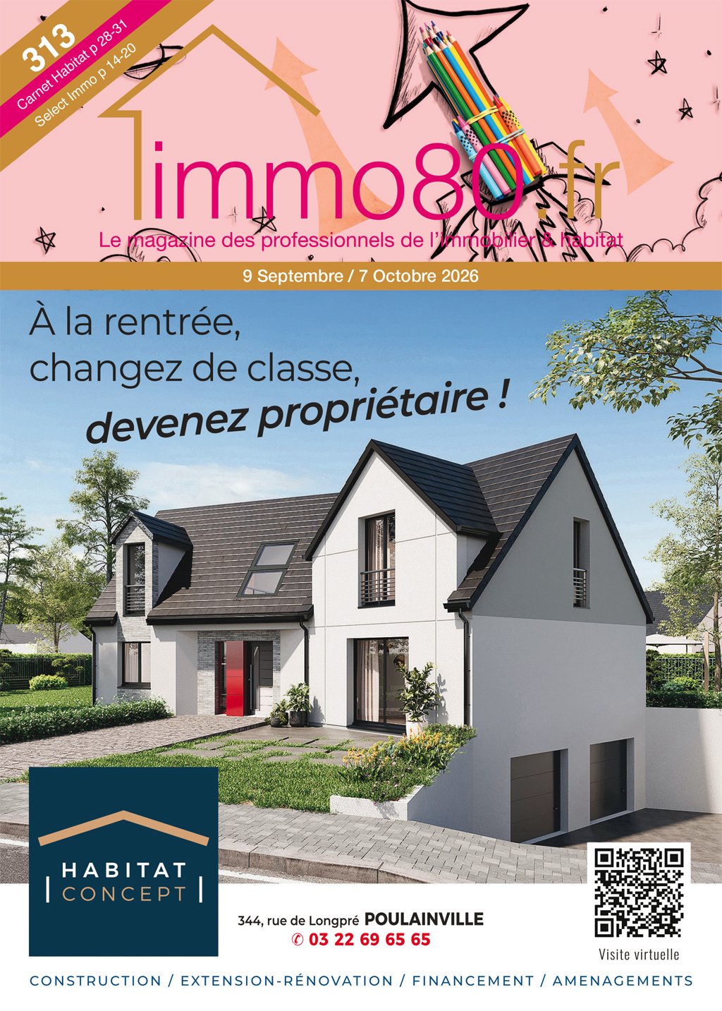 Immo80 – L'immobilier à Amiens et dans la Somme- Magazine : Magazine 313